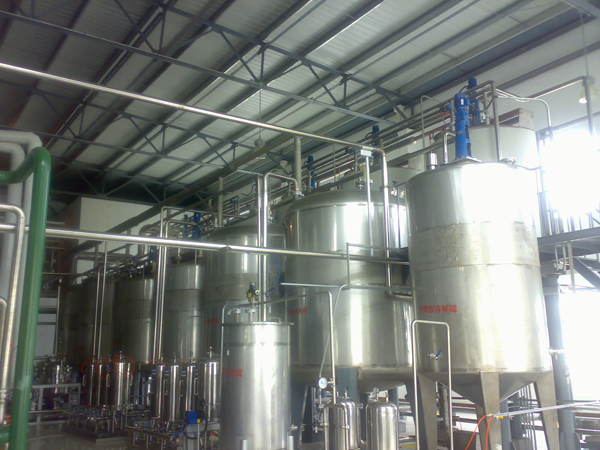 益泰攪拌山東香馳糧油有限公司糖漿攪拌設(shè)備的成功合作案例